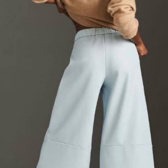 NWT Anthropologie Maeve Cropped Faux Leather Pant in Sz Large Petite MSRP $148 - Picture 3 of 12